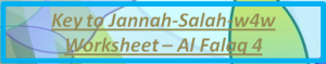 Key to Jannah-Salah w4w for ages 9-10-Al Falaq 4