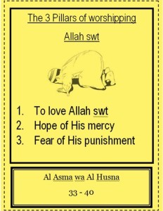 FlipBook 5-The Beautiful Names of Allah for ages 10+